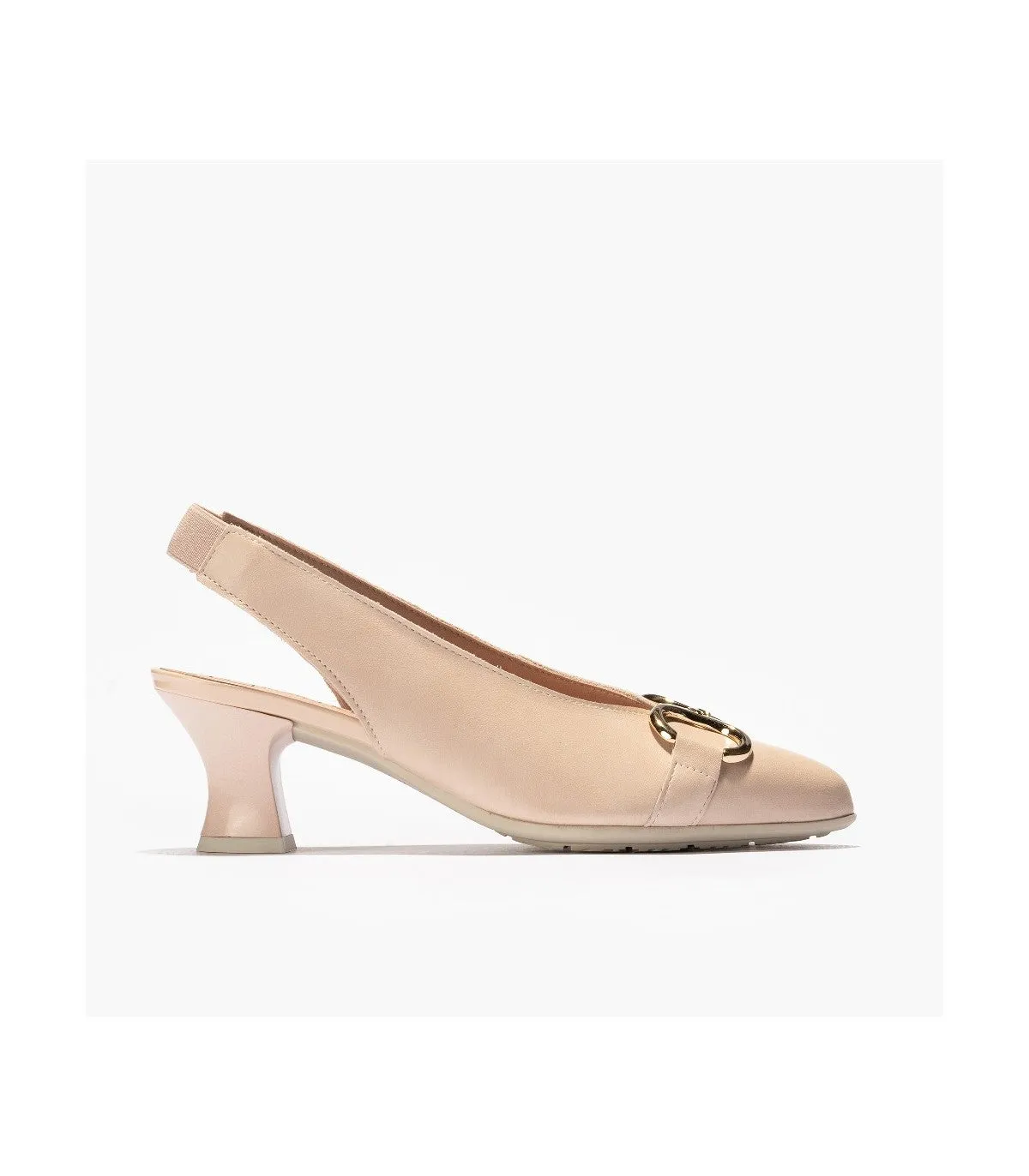 Pitillos Nude Slingback Heel