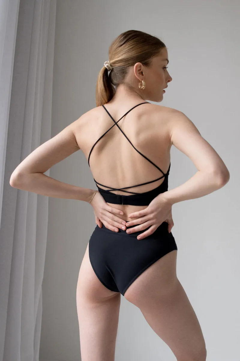 Pole Addict Isla High Waisted Bottoms - Black