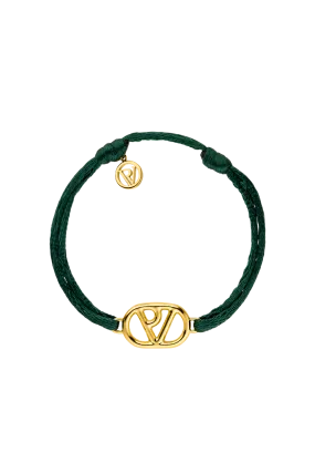 PV Iconic Bracelet Green 14K Gold Plated