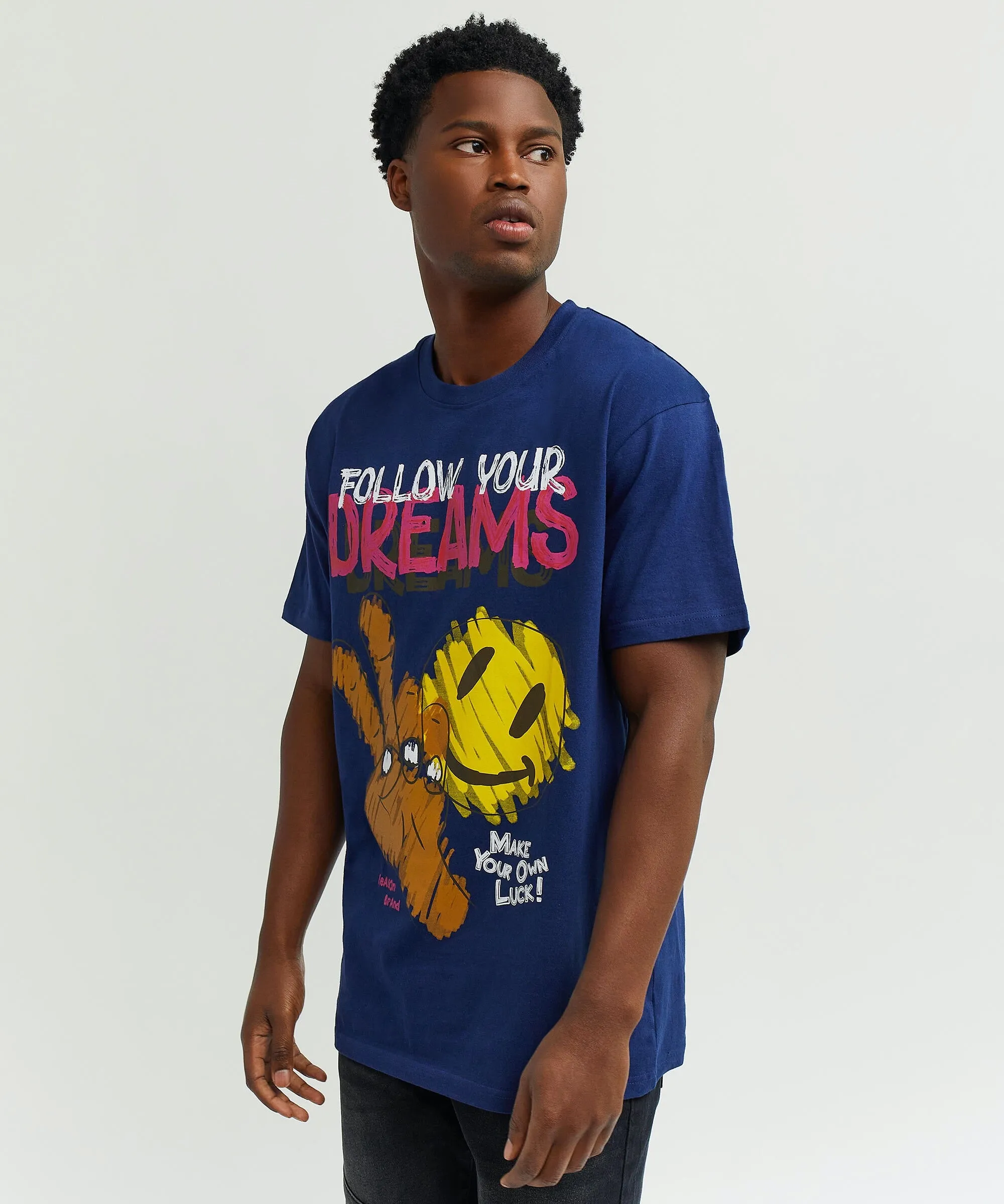 Reason Follow Your Dreams Tee - Royal Blue