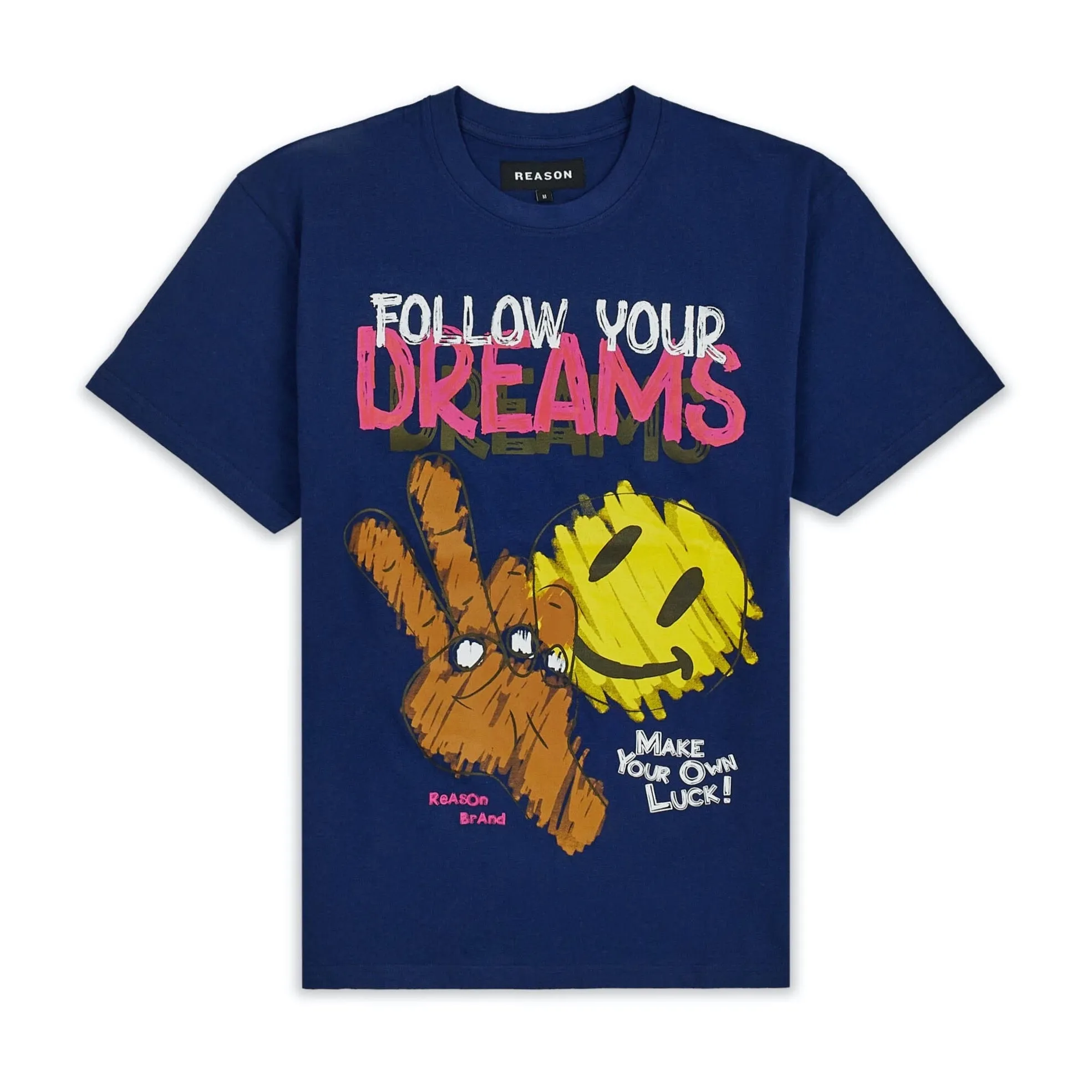 Reason Follow Your Dreams Tee - Royal Blue