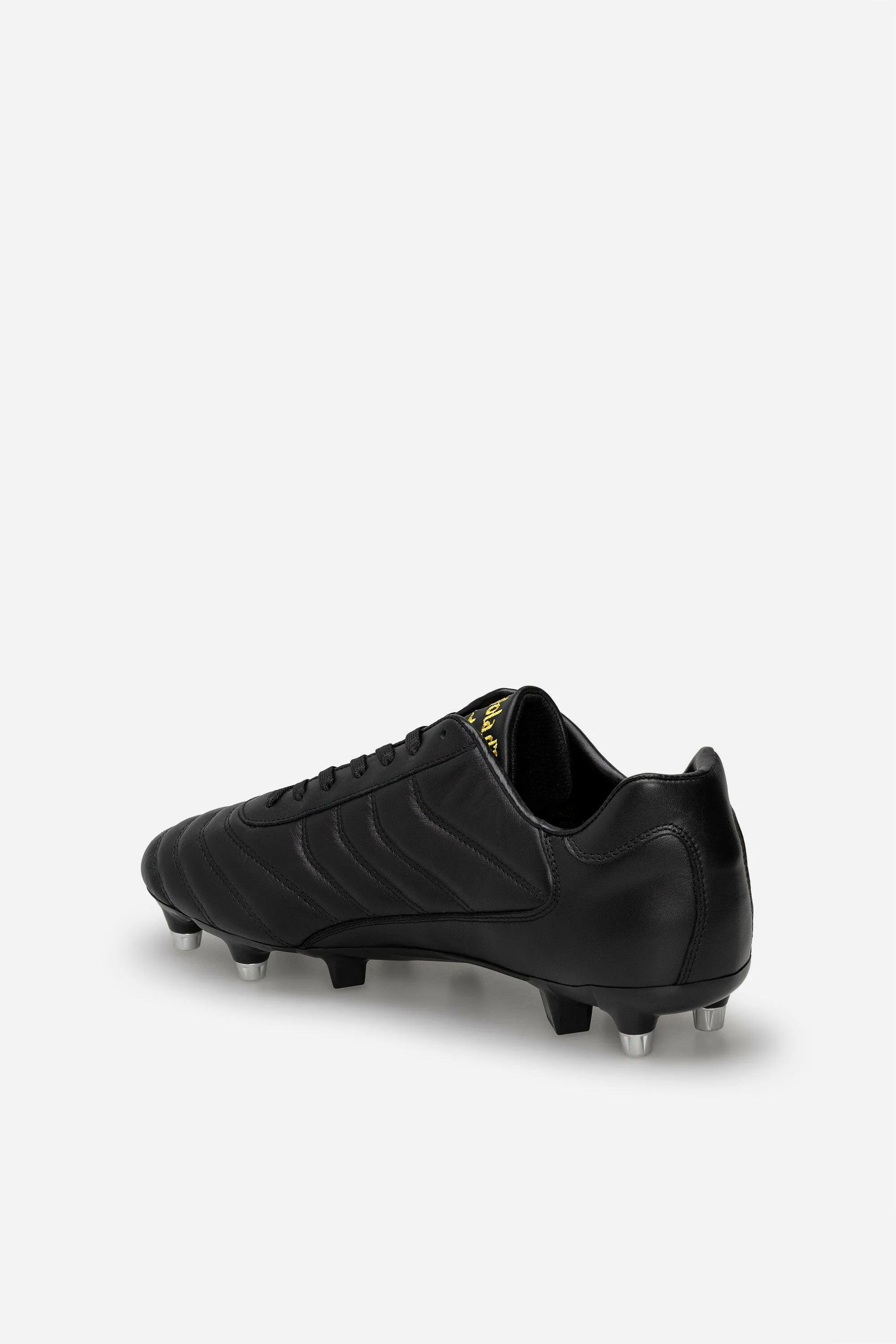 Scarpe da calcio Derby in pelle nera