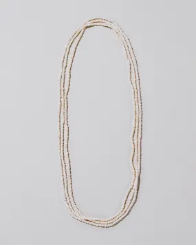 Seed Pearl Rope Necklace