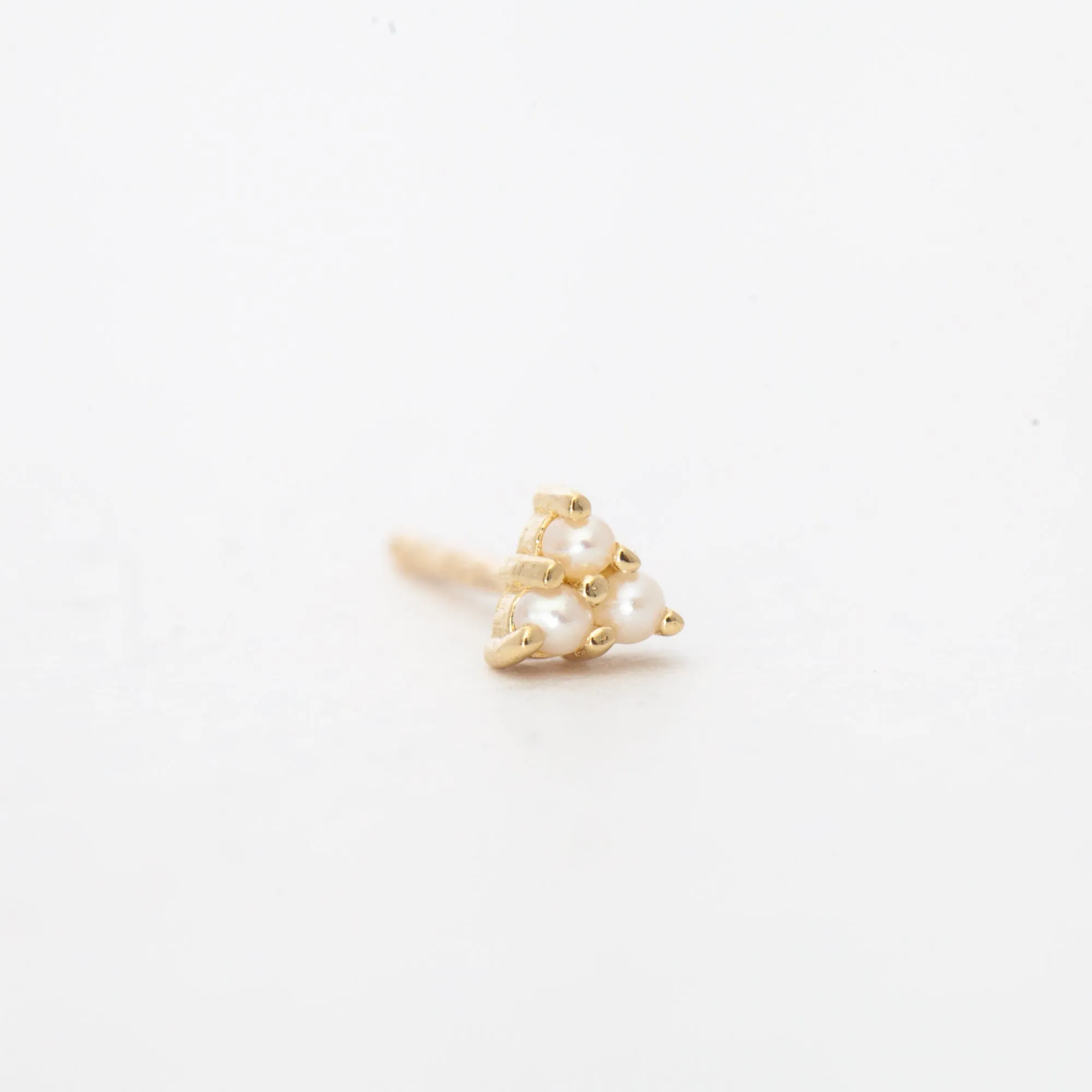 Single Pearl Cluster Stud