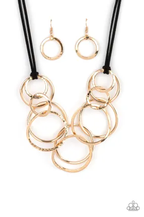 Spiraling Out of COUTURE Gold-Necklace