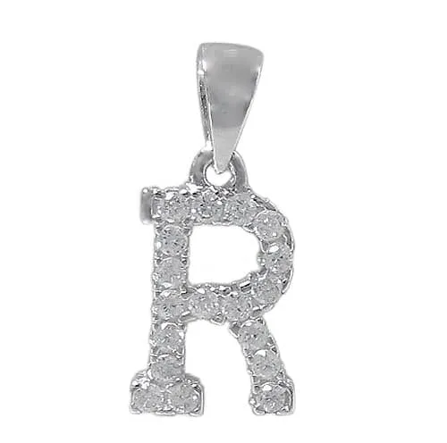 Sterling silver initial necklace