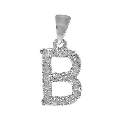 Sterling silver initial necklace