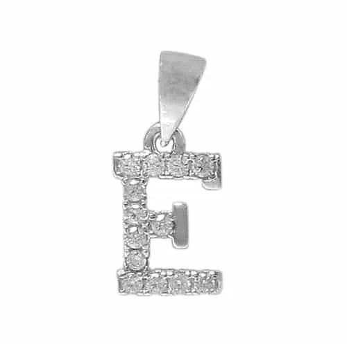 Sterling silver initial necklace