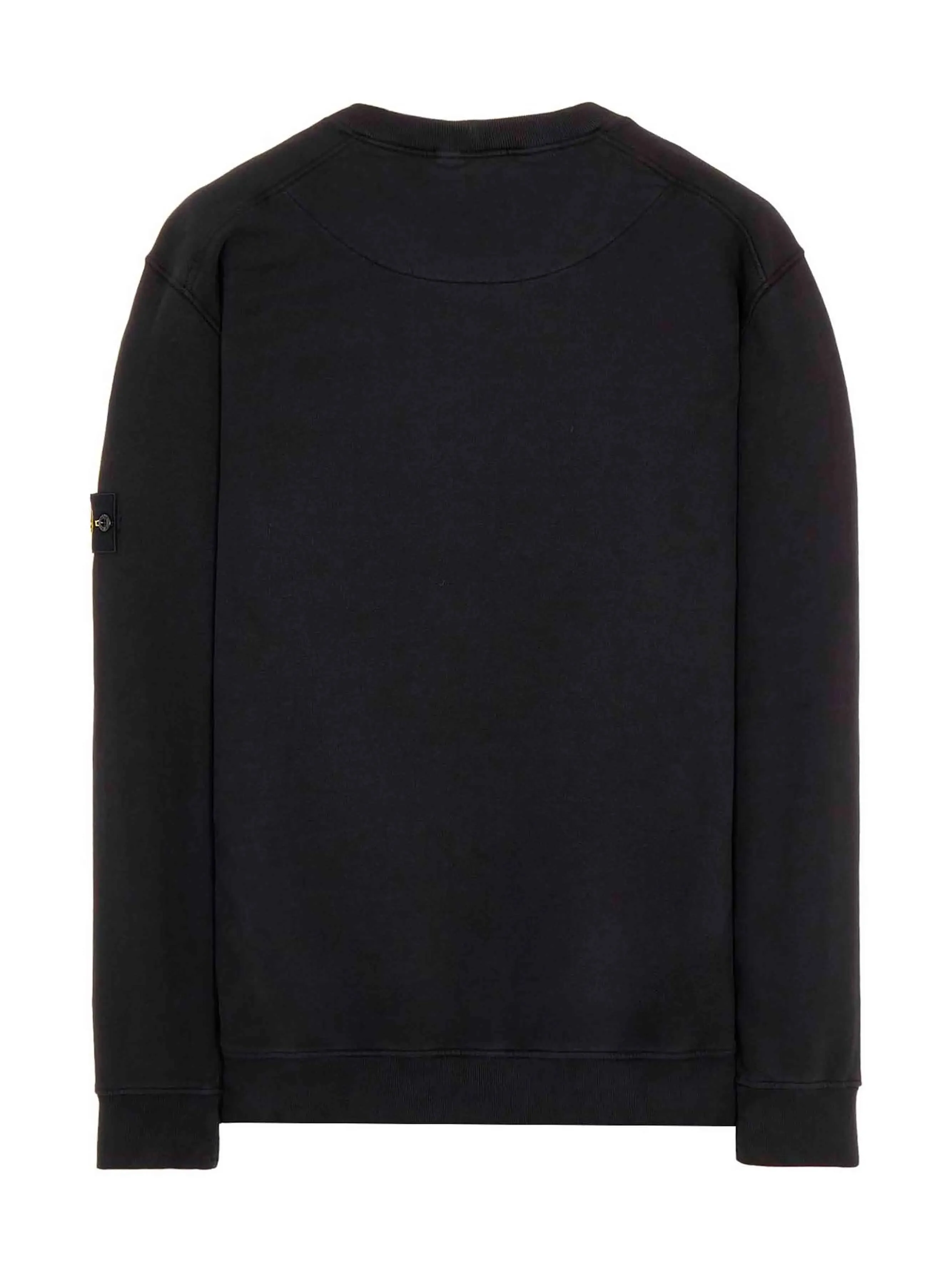 Stone Island Garment Dyed Crew Sweatshirt Black