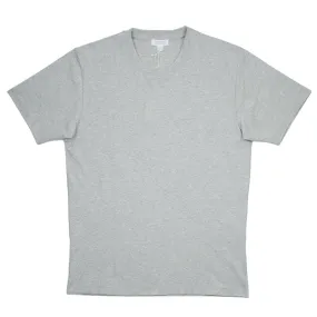 Sunspel - Short Sleeve Riviera Crew Neck T-shirt - Light Grey