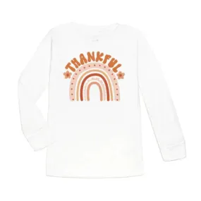 Sweet Wink - Thankful Retro Rainbow Thanksgiving Long sleeve Shirt