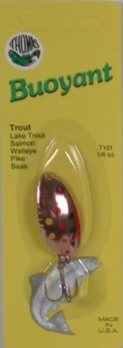 Thomas & Friends Buoyant Minnow Fishing Lure Brown Trout 1/6 Oz.