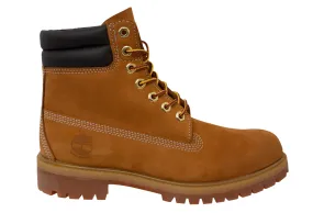 Timberland Premium 6 Inch Waterproof Wheat Leather Lace Up Mens Boots 73540