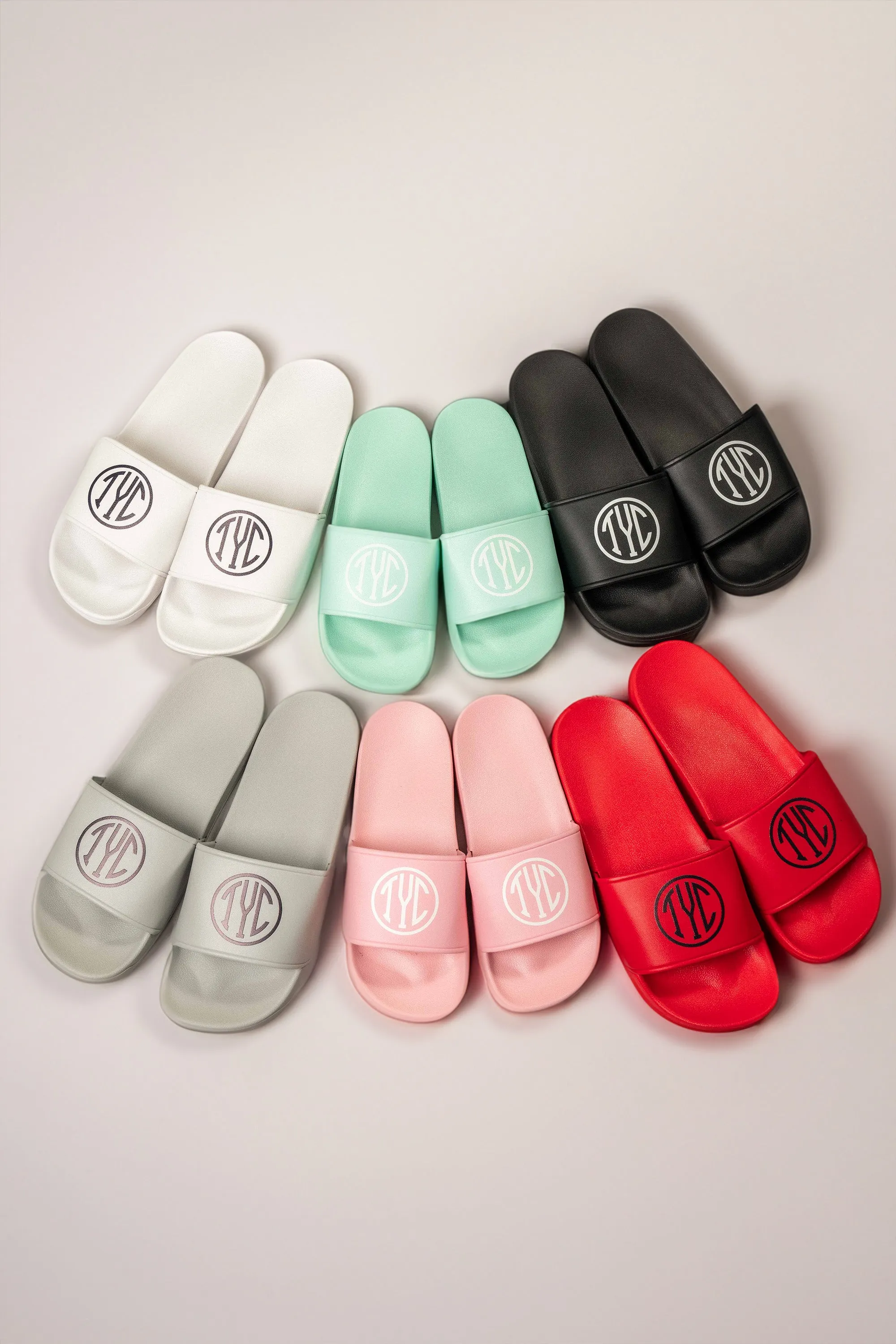 TYC Slides - Black & White