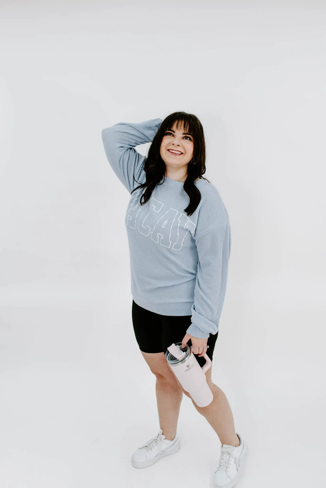 VACAY Graphic Ribbed Pullover