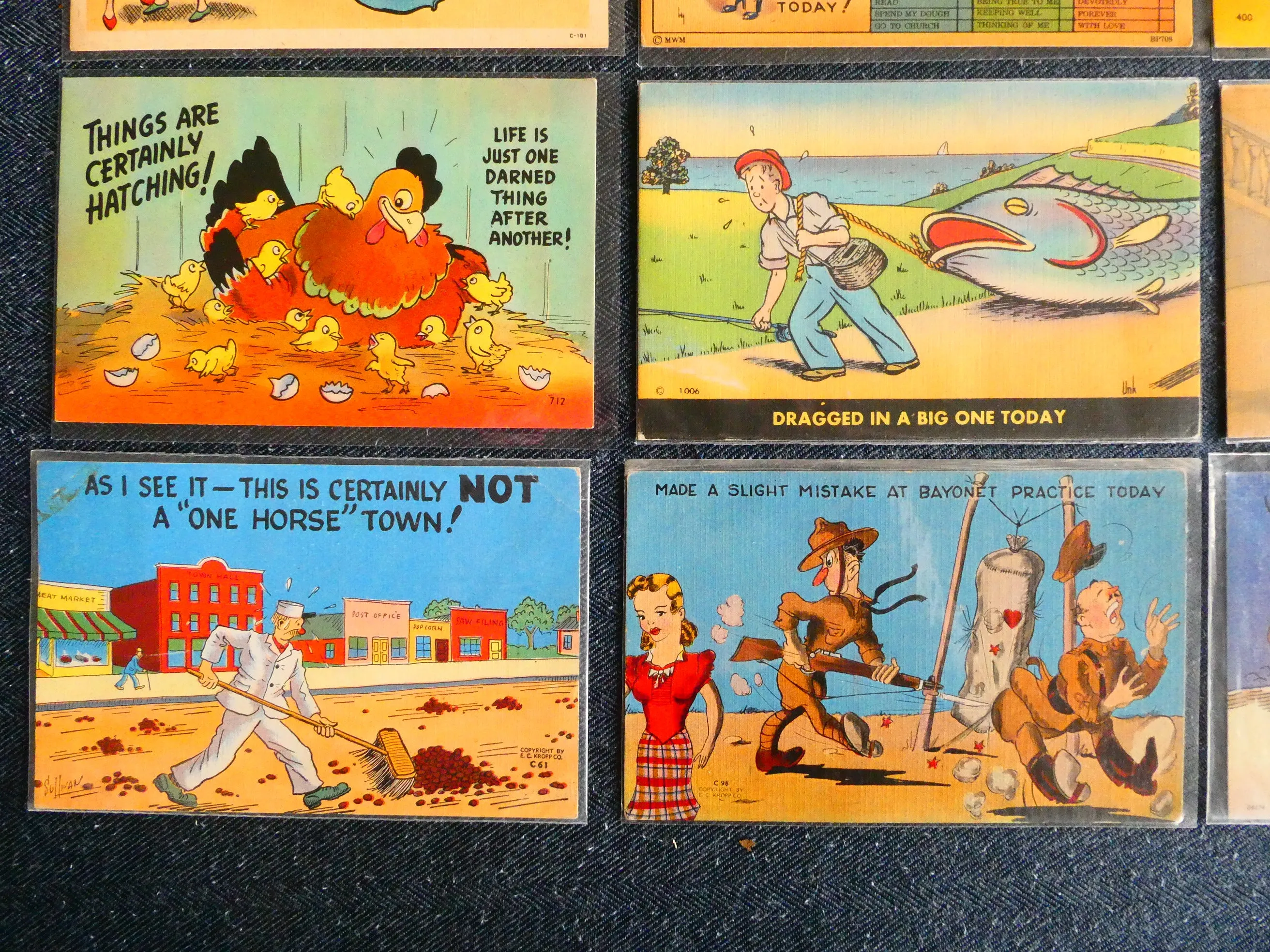 Vintage Comic Postcards - Lot of 15