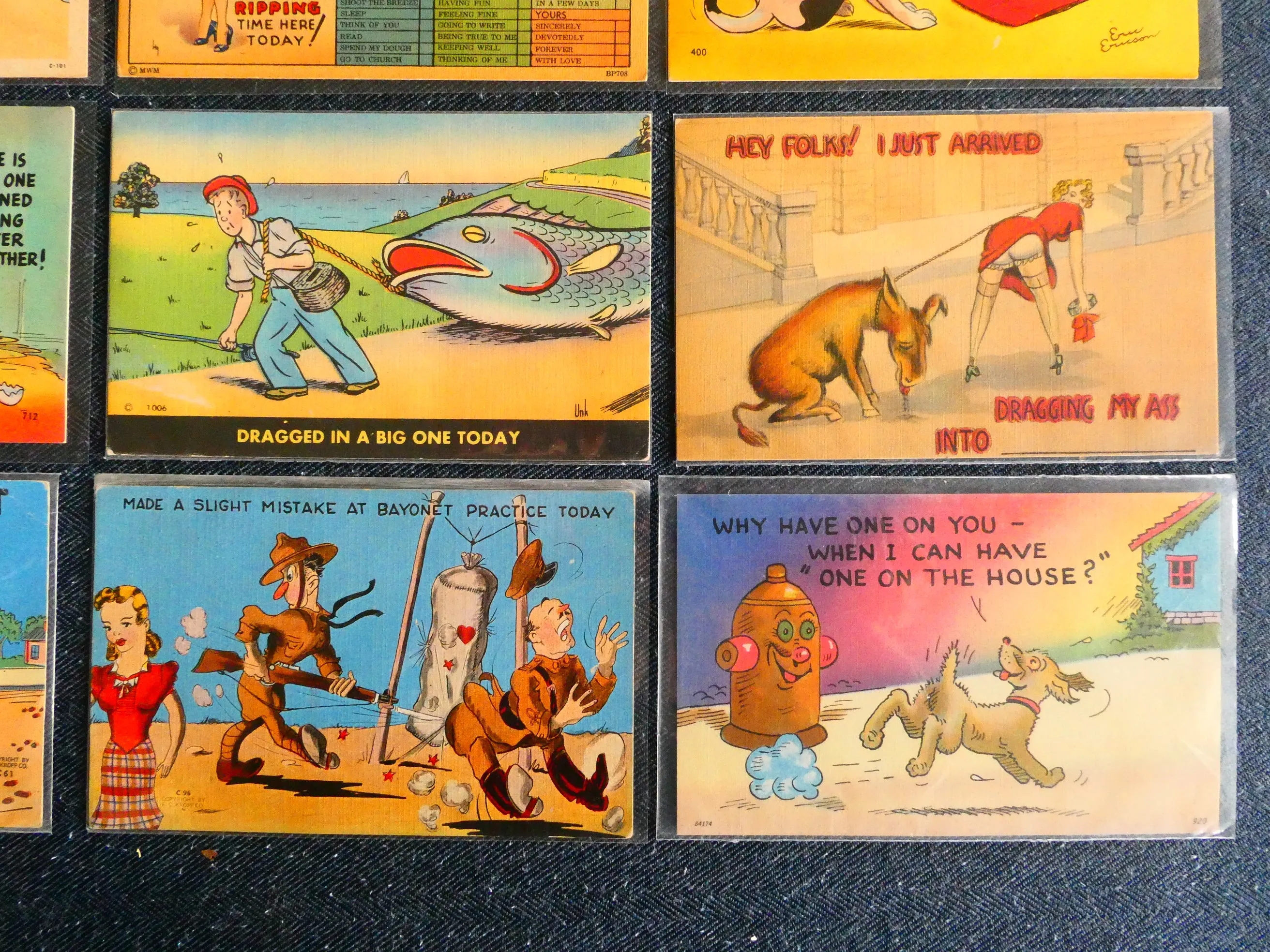 Vintage Comic Postcards - Lot of 15