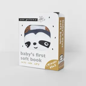 WEE GALLERY - Sloth Soft Cloth Book