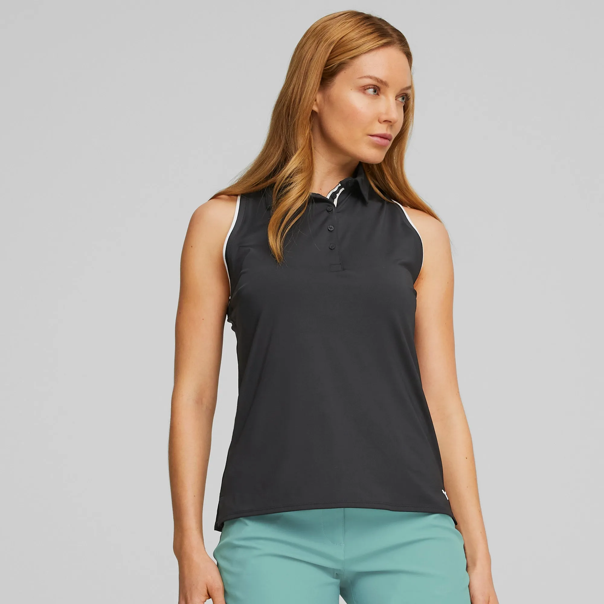 Women's MATTR Peak Sleeveless Golf Polo